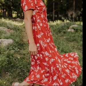 Roolee Floral maxi dress